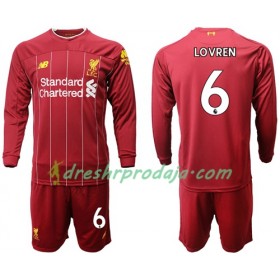 Nogometni Dresovi Liverpool Lovren 6 Dječji Domaći 2019/2020 Dugim Rukavima